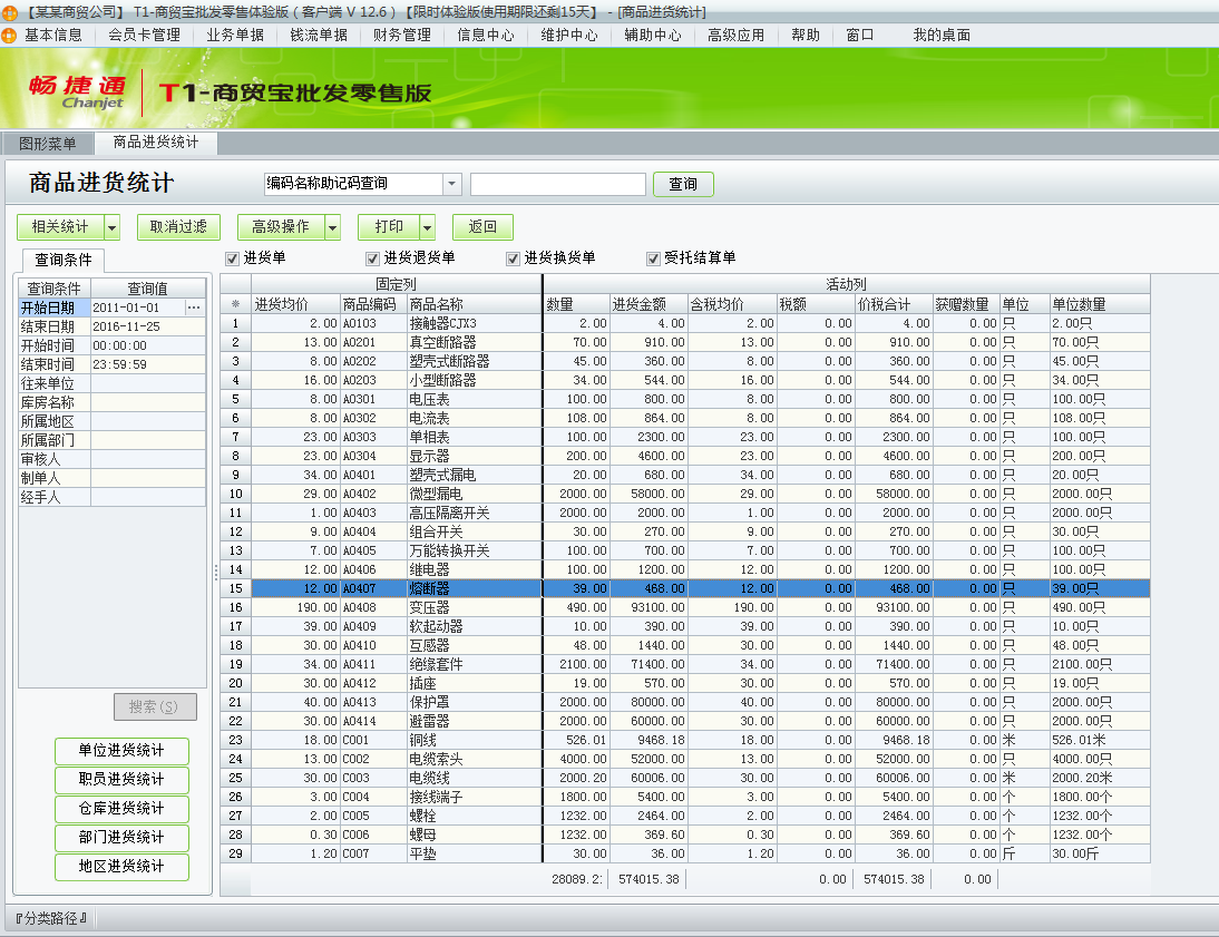 用友t1商貿(mào)寶批發(fā)零售版12.6如何查看采購統(tǒng)計(jì)？