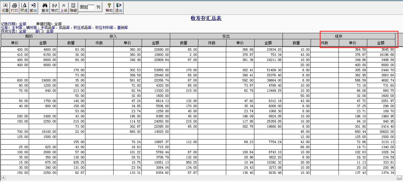 用友T3標準版如何查詢庫存結(jié)存金額